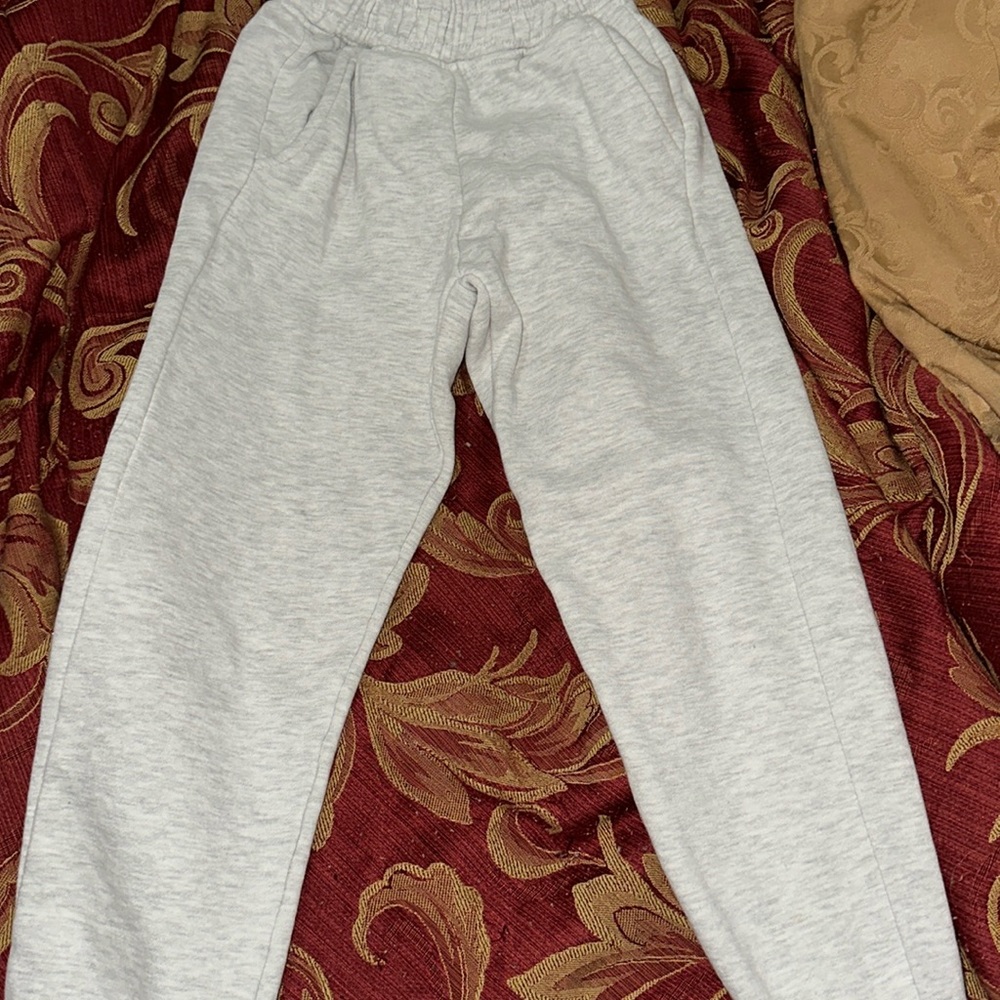 gray ZARA sweatpants